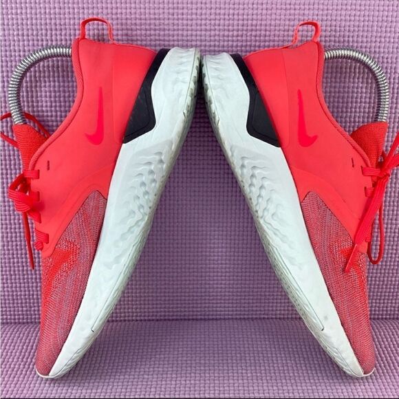 Nike Odyssey React 2 Flyknit Women’s Running Shoes Size 7  Ember Glow AH1016-800 - Picture 3 of 11